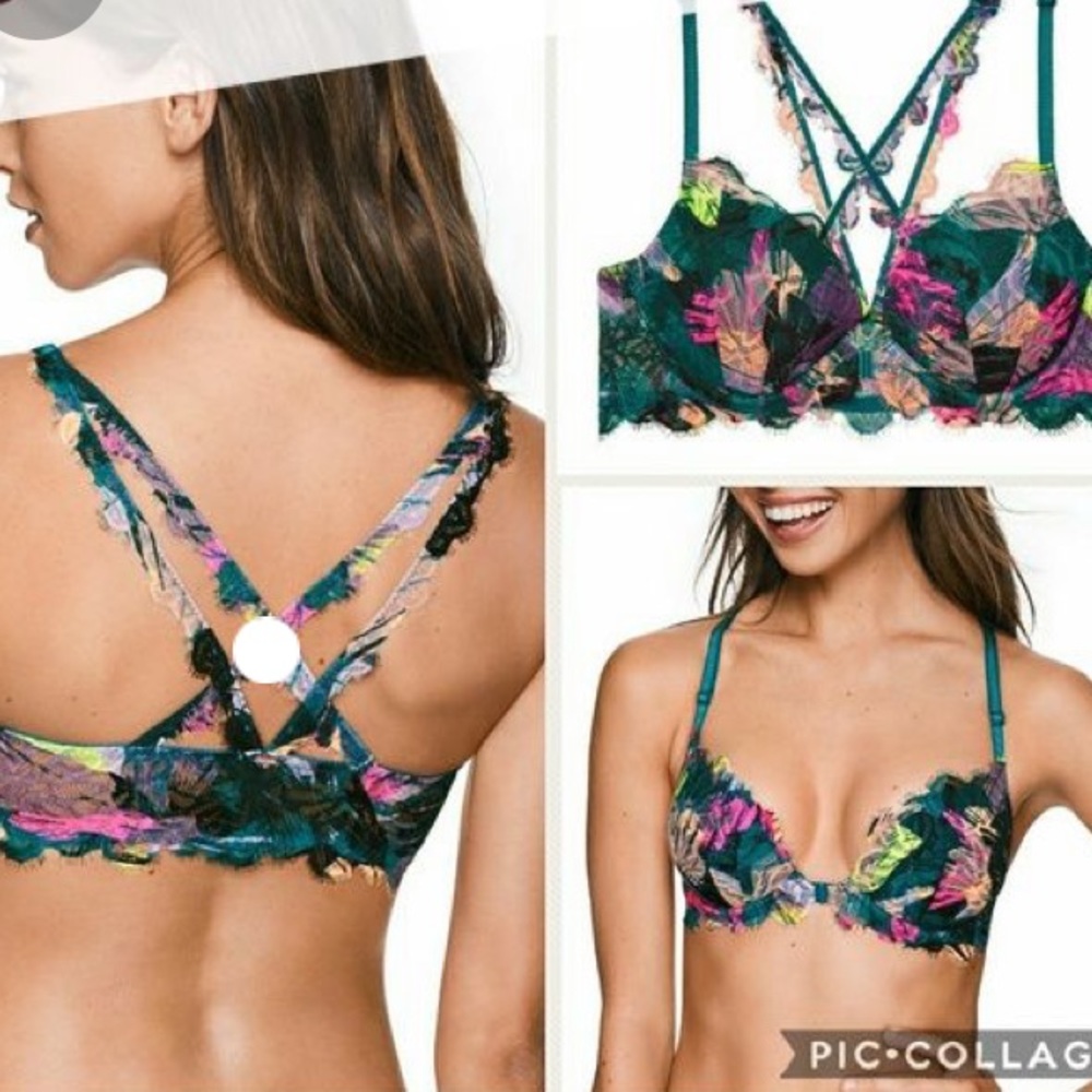 PINK Victoria’s Secret Date Racerback Bra SZ 32DD NWOT